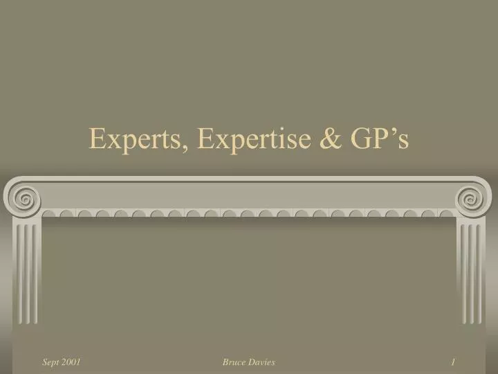 experts expertise gp s