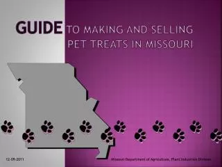 Guide to making and selling Pet Treats in Missouri