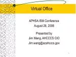 Virtual Office - slide 1