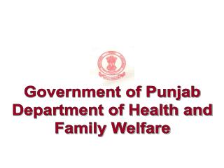 Government of Punjab Department of Health and Family Welfare