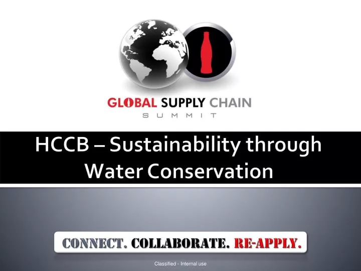 hccb sustainability through water conservation