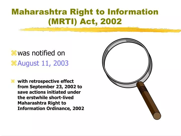 maharashtra right to information mrti act 2002