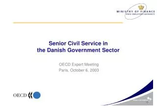 Senior Civil Service in the Danish Government Sector