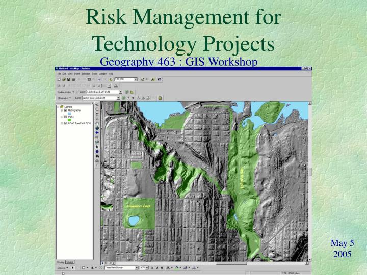 risk management for technology projects