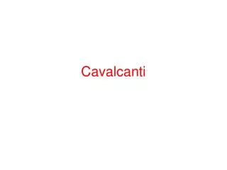 cavalcanti