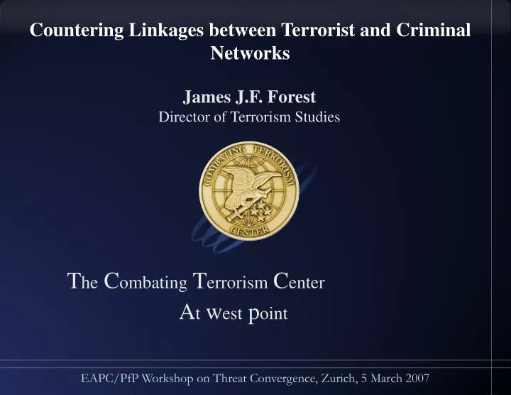 countering linkages between terrorist and criminal networks