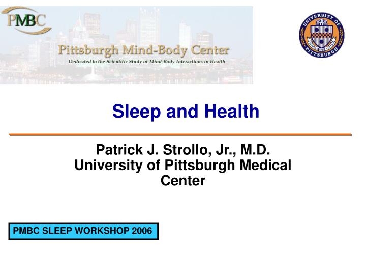sleep and health