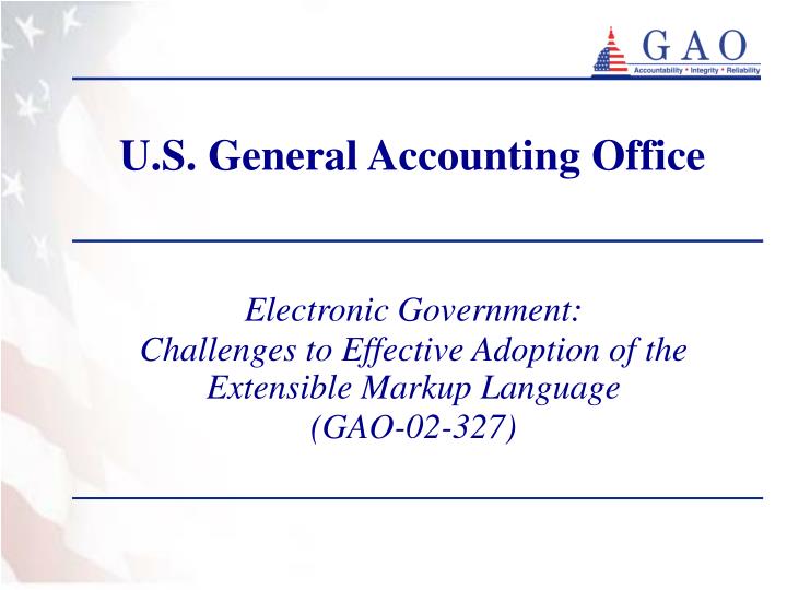 u s general accounting office