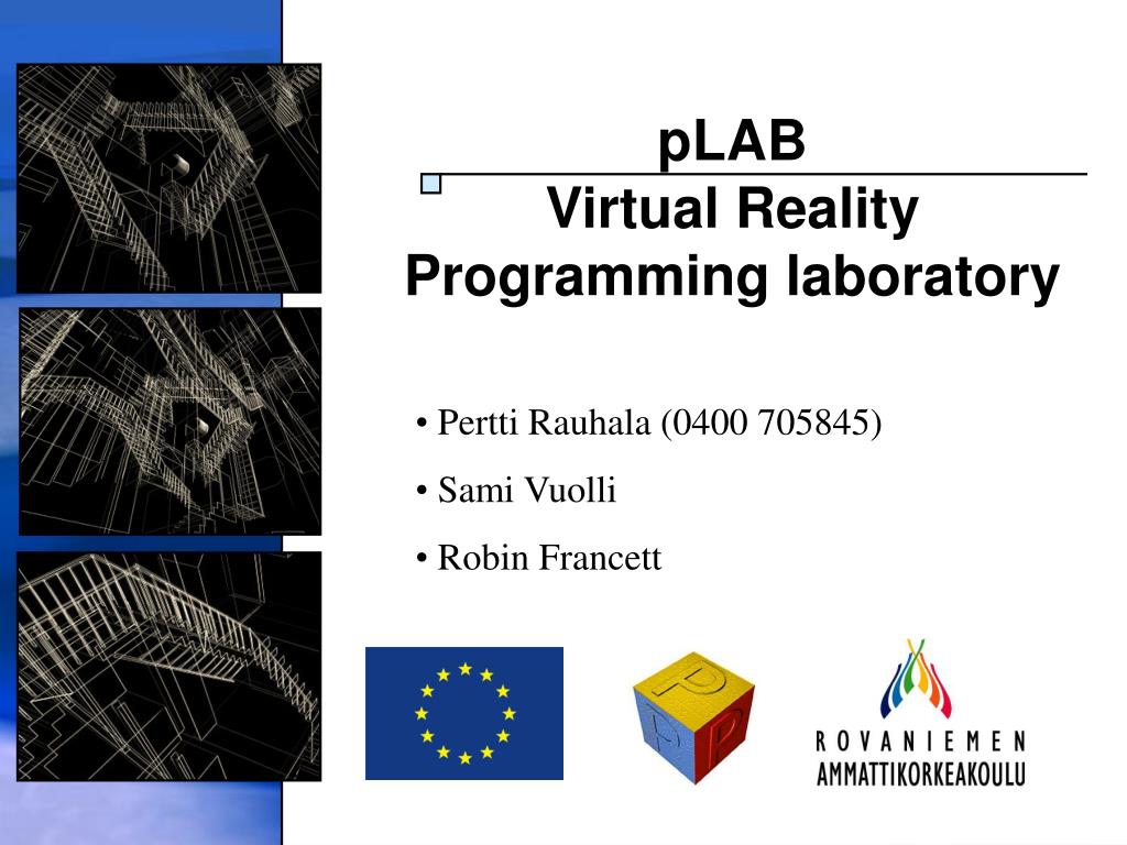 PPT - pLAB Virtual Reality Programming laboratory PowerPoint ...