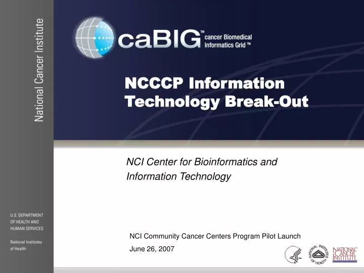 ncccp information technology break out