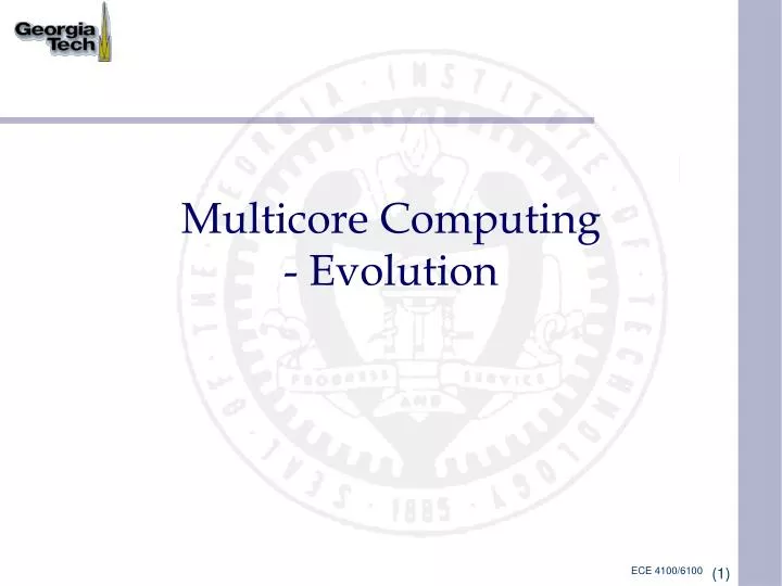 multicore computing evolution