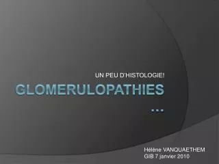 un peu d histologie