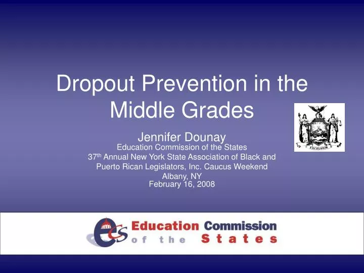 dropout prevention in the middle grades