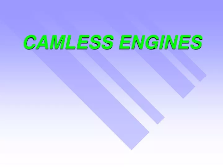 camless engines