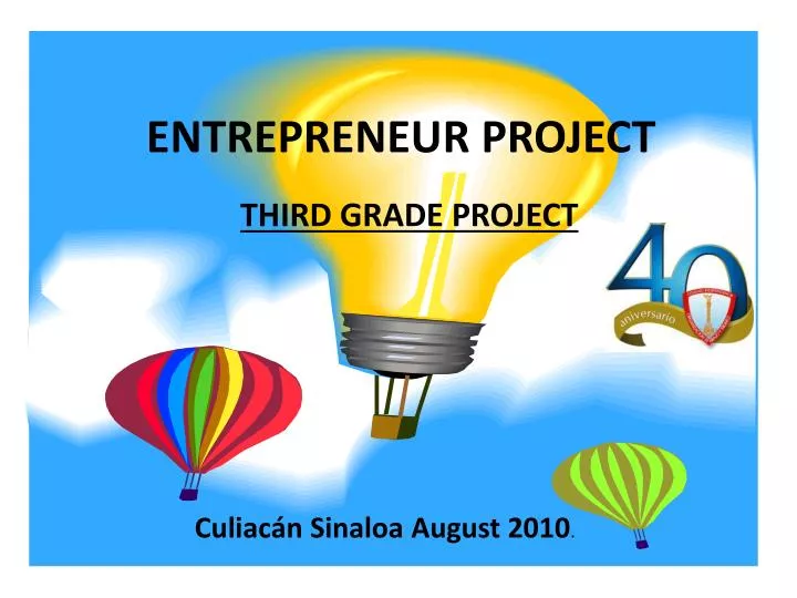 entrepreneur project