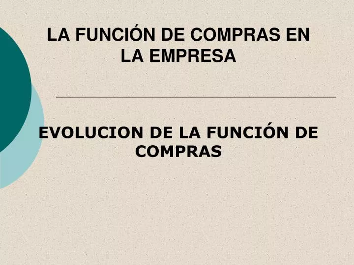 la funci n de compras en la empresa evolucion de la funci n de compras