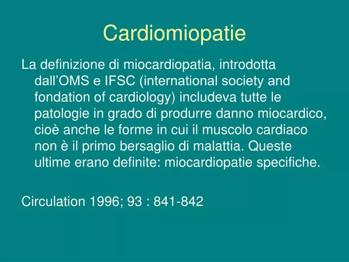 cardiomiopatie