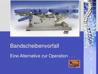 Bandscheibenvorfall