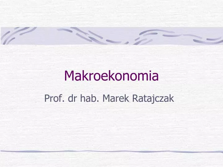 makroekonomia