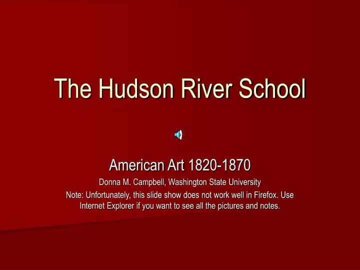 the hudson river school