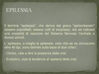 epilessia