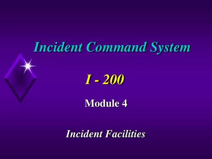 incident command system i 200