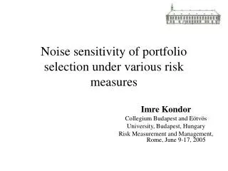 Noise sensitivity of portfolio selection under various risk measures