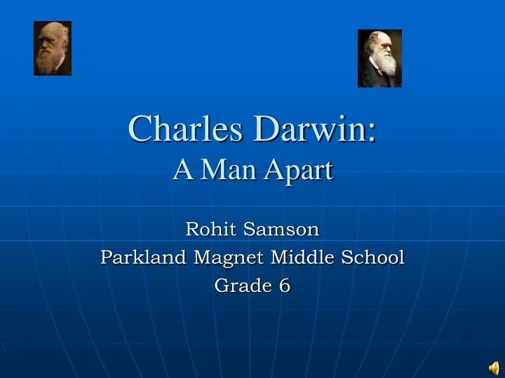 charles darwin a man apart