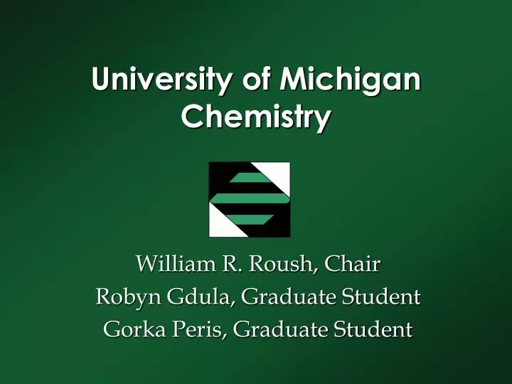 university of michigan chemistry