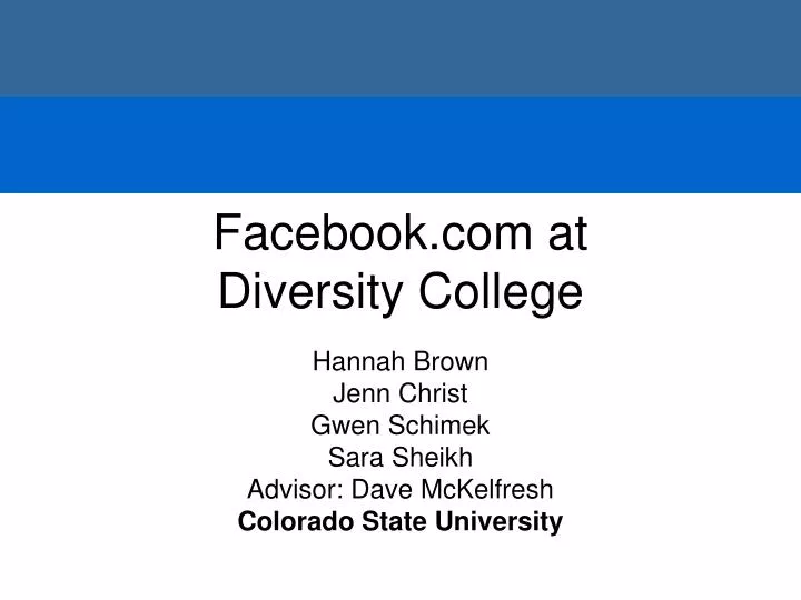 facebook com at diversity college