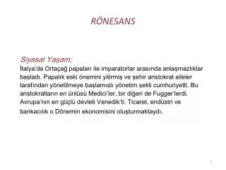 r nesans