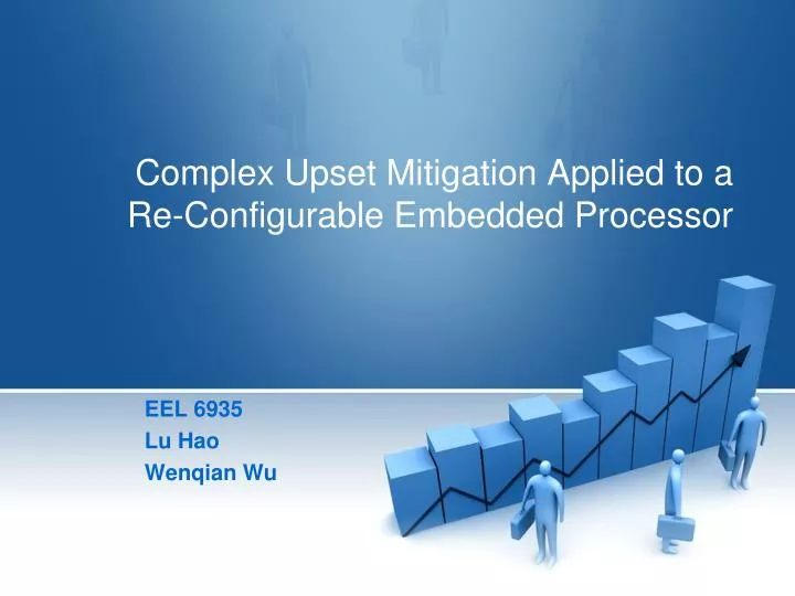 complex upset mitigation applied to a re configurable embedded processor