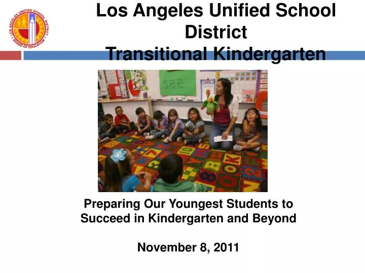 los angeles unified school district transitional kindergarten