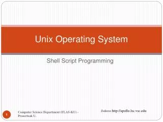 Unix Operating System
