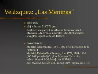 vel zquez las meninas