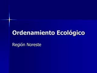 ordenamiento ecol gico