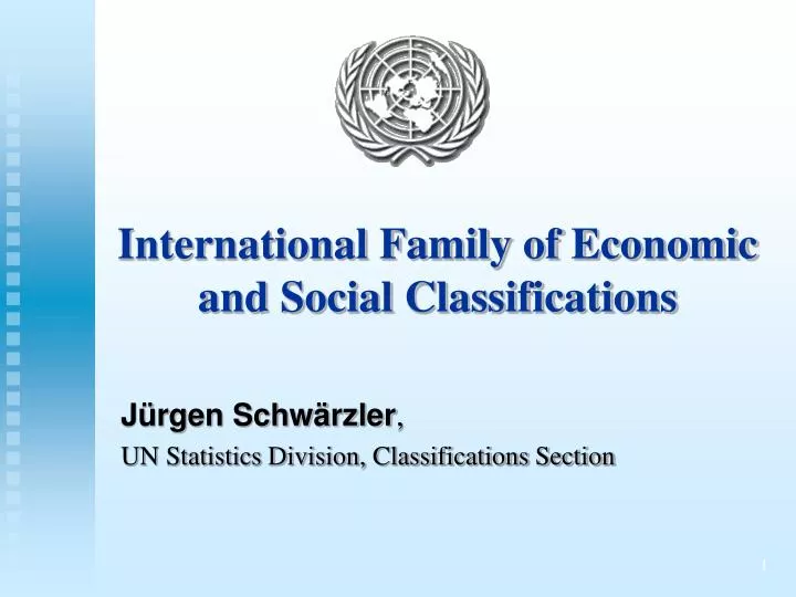 international family of economic and social classifications