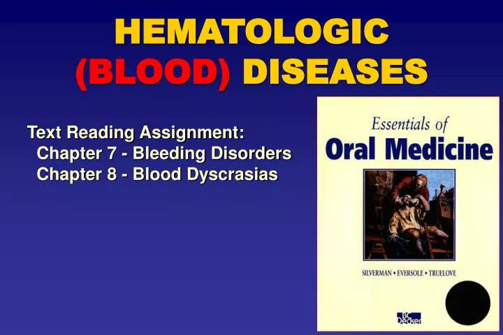 hematologic blood diseases