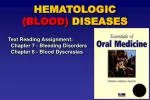 HEMATOLOGIC (BLOOD) DISEASES