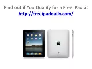 win a free ipad