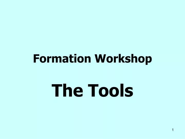 formation workshop