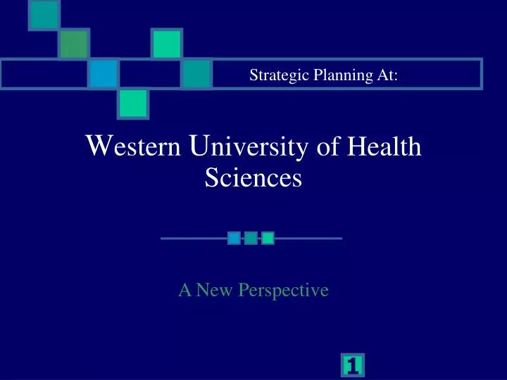 w estern u niversity of health sciences