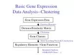 PPT - Analysis of Gene Expression Data PowerPoint Presentation, free ...