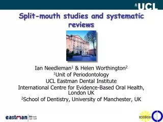 Split-mouth studies and systematic reviews