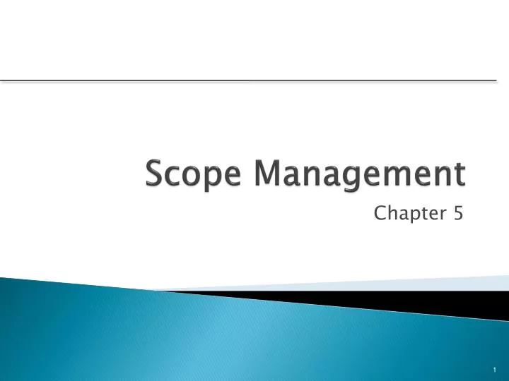 scope management