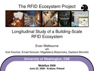 The RFID Ecosystem Project Longitudinal Study of a Building-Scale RFID Ecosystem