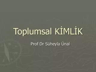 toplumsal k ml k