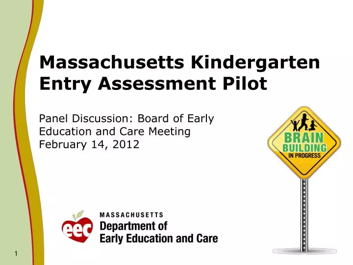 massachusetts kindergarten entry assessment pilot