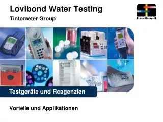 lovibond water testing tintometer group