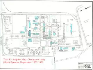Tract E - Kagnew Map: Courtesy of Judy (Hord) Spencer, Dependent 1957-1960
